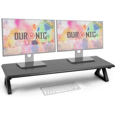 Duronic DM06-2 Monitor Stand - 80x30cm - Black Duronic DM06-2 Monitor Stand - 80x30cm - Black