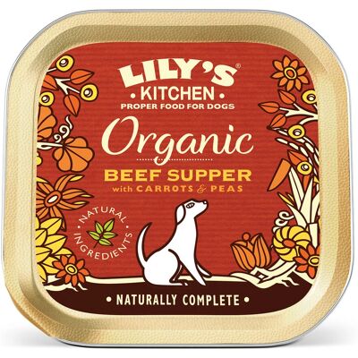 Lily's Kitchen Organic Beef Supper for Dogs - 11 x 150g Lily's Kitchen Organic Beef Supper for Dogs - 11 x 150g