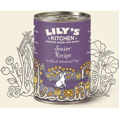 Lily's Kitchen Senior Dog Food - Grain-Free Turkey & Veggie - 6x400g Lily's Kitchen Senior Dog Food - Grain-Free Turkey & Veggie - 6x400g