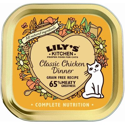 Lily's Kitchen Dorośli Gładki Pasztet Kurczak Mokra Karma dla Kotów 85g Lily's Kitchen Dorośli Gładki Pasztet Kurczak Mokra Karma dla Kotów 85g
