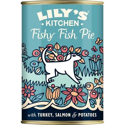 Lily's Kitchen Boîte de Saumon et Hareng - Nourriture pour chiens Lily's Kitchen Boîte de Saumon et Hareng - Nourriture pour chiens