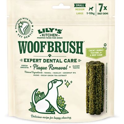 Lily's Kitchen Woofbrush Dental Chew Dog Treat - Small Lily's Kitchen Woofbrush Dental Chew Dog Treat - Small