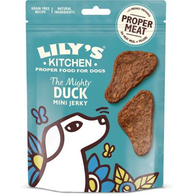 Lily's Kitchen The Mighty Duck Mini Jerky Dog Treat - 70g Lily's Kitchen The Mighty Duck Mini Jerky Dog Treat - 70g
