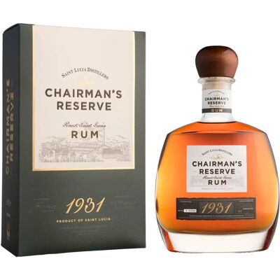 Chairman's Reserve 1931 Rum 0,7l 46% Chairman's Reserve 1931 Rum 0,7l 46%