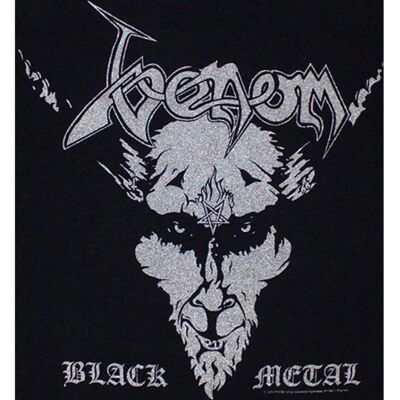 Tricou Negru Venom - Mâneci scurte - Bumbac - Croială normală - Guler rotund - Tricou Tricou Negru Venom - Mâneci scurte - Bumbac - Croială normală - Guler rotund - Tricou
