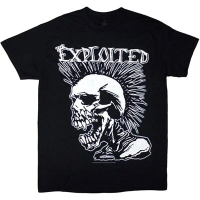 Tricou cu mânecă scurtă The Exploited Mohican Skull - Tricou Tricou cu mânecă scurtă The Exploited Mohican Skull - Tricou