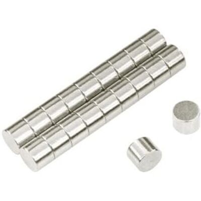 Aimant N42 en Néodyme - Petit 4x3mm - Force 0,54kg Aimant N42 en Néodyme - Petit 4x3mm - Force 0,54kg