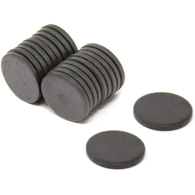 Magnet Expert - Aimants en ferrite isotrope - 25 pcs - Sûrs pour enfants Magnet Expert - Aimants en ferrite isotrope - 25 pcs - Sûrs pour enfants