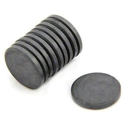 First4MagnetsTM Ferrite Magnet 20mm x 3mm - Strong 0.6kg - Pack of 100 First4MagnetsTM Ferrite Magnet 20mm x 3mm - Strong 0.6kg - Pack of 100