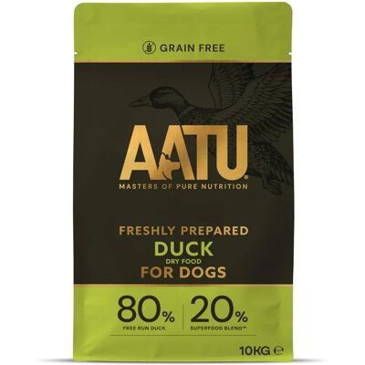 AATU Brand 80/20 Duck Adult Dog Food - Grain Free 10kg AATU Brand 80/20 Duck Adult Dog Food - Grain Free 10kg