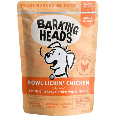 Barking Heads Bowl Lickin' Chicken Dog Wet Food - Wet Dog Food Barking Heads Bowl Lickin' Chicken Dog Wet Food - Wet Dog Food
