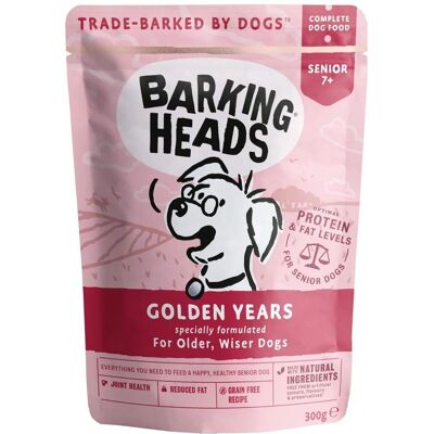 Barking Heads Golden Years Senior Dog Wet Food - 5 x 300g Barking Heads Golden Years Senior Dog Wet Food - 5 x 300g