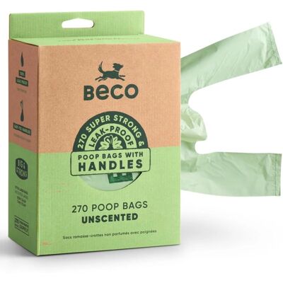 Beco Sacs à caca recyclés sans parfum - 270 pièces Beco Sacs à caca recyclés sans parfum - 270 pièces