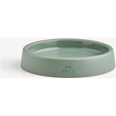 Beco Bol de Chat Vert - Plastique Recyclé, Large & Peu Profond - Bol pour Chat Beco Bol de Chat Vert - Plastique Recyclé, Large & Peu Profond - Bol pour Chat
