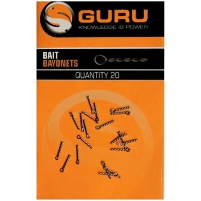 GURU Bait Bayonets - Clips de pêche résistants à la corrosion - Publicité GURU Bait Bayonets - Clips de pêche résistants à la corrosion - Publicité