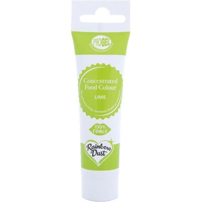 Rainbow Dust Progel Vert Citron - Gel de color alimentaire - Décoration de gâteau - Publicité Rainbow Dust Progel Vert Citron - Gel de color alimentaire - Décoration de gâteau - Publicité