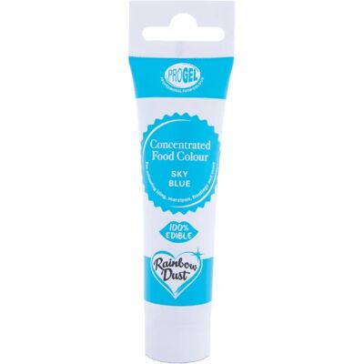 Rainbow Dust Progel 25g - Bleu ciel - Gel de colorant alimentaire - Publicité Rainbow Dust Progel 25g - Bleu ciel - Gel de colorant alimentaire - Publicité