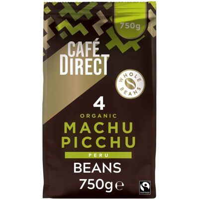 Cafedirect Machu Picchu Organic Coffee Beans - 750g Cafedirect Machu Picchu Organic Coffee Beans - 750g