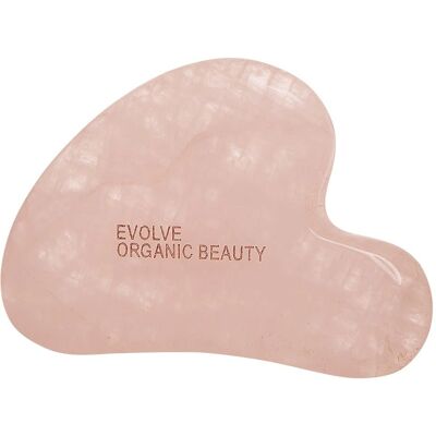 Evolve Organic Rose Quartz Gua Sha - Hudpleieverktøy Evolve Organic Rose Quartz Gua Sha - Hudpleieverktøy