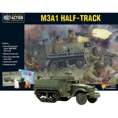 Rozszerzenie gry figurkowej M3A1 Halftrack - Warlord Games Rozszerzenie gry figurkowej M3A1 Halftrack - Warlord Games