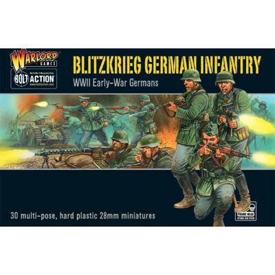 Warlord Games Blitzkrieg! Niemiecka Piechota - Miniatury Warlord Games Blitzkrieg! Niemiecka Piechota - Miniatury