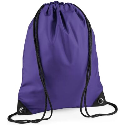 BagBase Sac de Sport Violet - 11 Litres Sac Gymnastique BagBase Sac de Sport Violet - 11 Litres Sac Gymnastique