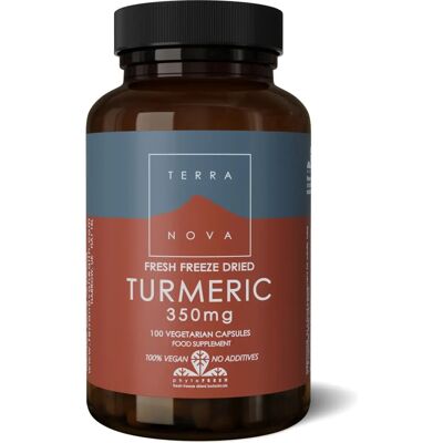 Terranova Turmeric Root 350mg Vegicaps - Supplement Terranova Turmeric Root 350mg Vegicaps - Supplement