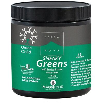 Terranova Green Child Sneaky Greens Super Shake Polvo - Batido Super para niños Terranova Green Child Sneaky Greens Super Shake Polvo - Batido Super para niños