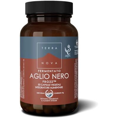 Terra Nova Aglio Nero Fermentato FBG22 50 Capsule - Integratore Terra Nova Aglio Nero Fermentato FBG22 50 Capsule - Integratore