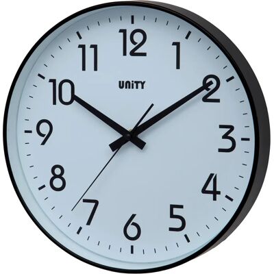 Unity Fradley Zwarte Stille Sweep Wandklok - Wandklok Unity Fradley Zwarte Stille Sweep Wandklok - Wandklok