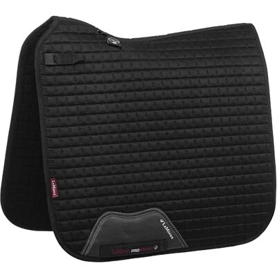 LeMieux Marke Model Wildleder Dressurquadrat - Schwarz - Dressurschabracke LeMieux Marke Model Wildleder Dressurquadrat - Schwarz - Dressurschabracke
