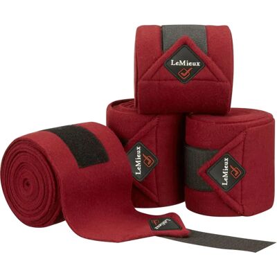 Fasce da Polo Burgundy LeMieux - Fasce per cavalli Fasce da Polo Burgundy LeMieux - Fasce per cavalli