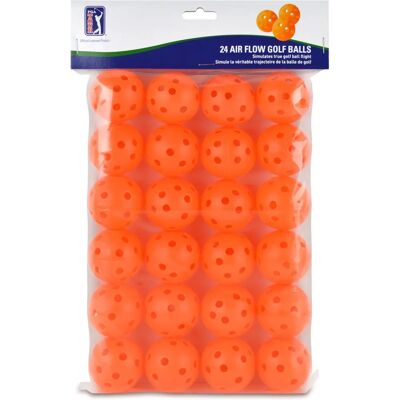 PGA TOUR 24 Harjoittelupallot - Oranssi - Golfpallot PGA TOUR 24 Harjoittelupallot - Oranssi - Golfpallot