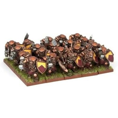 Régiment de Cuirassiers Nains Kings of War - Miniature - Publicité Régiment de Cuirassiers Nains Kings of War - Miniature - Publicité