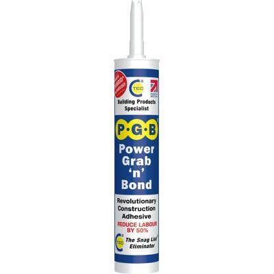 C-Tec Power Grab N Bond Tribrid Construction Adhesive - 290ml - Heavy Duty C-Tec Power Grab N Bond Tribrid Construction Adhesive - 290ml - Heavy Duty