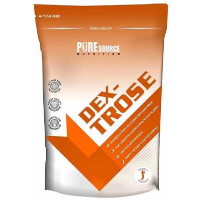 Pure Source Nutrition - Dextrose - 500g - Dextrose Powder Pure Source Nutrition - Dextrose - 500g - Dextrose Powder