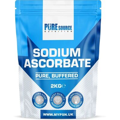 Pure Source Nutrition - Sodium Ascorbate Powder - 2 kg - Vitamin C powder Pure Source Nutrition - Sodium Ascorbate Powder - 2 kg - Vitamin C powder
