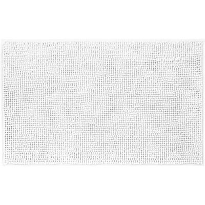 Allure Bath Fashions Chenille Bobble Bath Mat - Super Soft Microfibre & Non-slip White 60 x 90cm Allure Bath Fashions Chenille Bobble Bath Mat - Super Soft Microfibre & Non-slip White 60 x 90cm