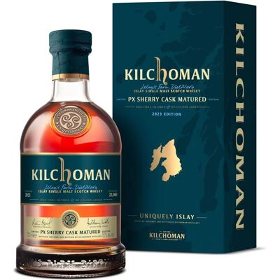 Kilchoman PX Sherry Cask Matured - Islay Single Malt Scotch Whisky Kilchoman PX Sherry Cask Matured - Islay Single Malt Scotch Whisky
