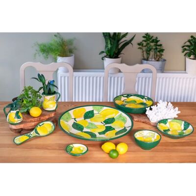 Verano Spanish Ceramics - Signature Lemons - 27cm - Bowl Verano Spanish Ceramics - Signature Lemons - 27cm - Bowl