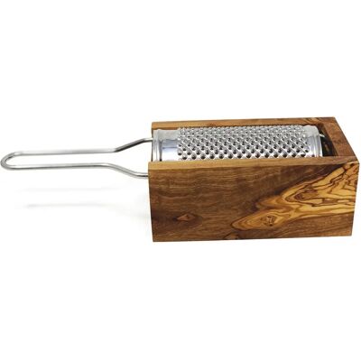 Verano - Olive Wood Rustic - Natural - 11cm - Grater Verano - Olive Wood Rustic - Natural - 11cm - Grater