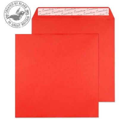 Blake 606 Envelope - Red - 160x160 mm - 500 pcs Blake 606 Envelope - Red - 160x160 mm - 500 pcs