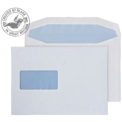 Blake 4408 Envelope C5+ - Gummed, Window, Pack of 500 Blake 4408 Envelope C5+ - Gummed, Window, Pack of 500