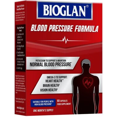 Bioglan Blood Pressure Formula - 60 Capsules - Supplements Bioglan Blood Pressure Formula - 60 Capsules - Supplements