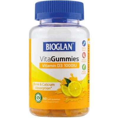 Bioglan Vitamin D3 1000 IU Lemon Gummies - Vitamins & Supplements Bioglan Vitamin D3 1000 IU Lemon Gummies - Vitamins & Supplements