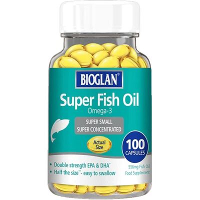 Bioglan Super Fish Oil - 100 Capsules - Omega-3, EPA, DHA Bioglan Super Fish Oil - 100 Capsules - Omega-3, EPA, DHA
