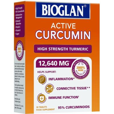 Bioglan Active Curcumin - High Strength Turmeric extract - 30 Tab Bioglan Active Curcumin - High Strength Turmeric extract - 30 Tab