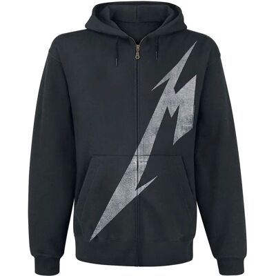 Metallica Shrouded-Huppari - Tavanomainen istuvuus - Musta Metallica Shrouded-Huppari - Tavanomainen istuvuus - Musta