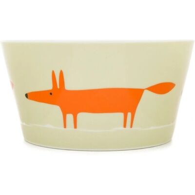 Scion Mr Fox Cereal Bowl - 0.36L Orange/Neutral Scion Mr Fox Cereal Bowl - 0.36L Orange/Neutral