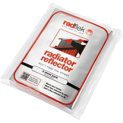 Radflek Radiator Reflectors - Efficient Heat Retention Radflek Radiator Reflectors - Efficient Heat Retention